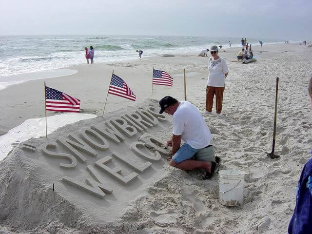 Snowbirds and winter in Gulf Shores